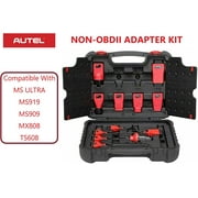 Autel MSOBD2KIT MaxiSys MSOBD2KIT Non-OBDII Adapter Kit 11 Adapters for Vehicles Without OBD2 Port Within Blow-Molded Carrying Case OBD2 Connectors Support MS Ultra MS919 MS909 MX808 TS608
