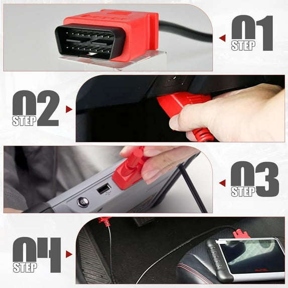 Autel Main Test Cable for Autel MaxiSys MS908 for Mini MS905 for DS 808 MK808 Table