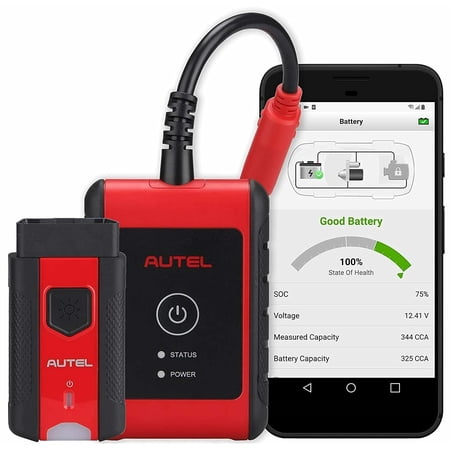 Autel MaxiBAS BT508 with TPMS Tool Powerful Battery&Electrical System Analysis Tester,AutoVIN Read/Erase Code,One-Touch Battery Registration,for Battery Positioning and Testing for All