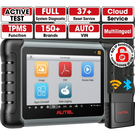 Autel MaxiCOM MK808S-TS OBD2 Scanner TPMS /Relearn Tool with 28 Service, OE-Level TPMS Retrofit, FCA AutoAuth Upgrade of MK808TS/MK808BT/TS601