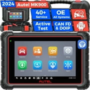 Autel MaxiCOM MK900 Car Diagnostic Scan Tool All System Diagnose, 40+ Service, Active Tests, FCA Autoauth & SGW, No-IP Limited Ver. of MaxiCheck MX808S, MX900