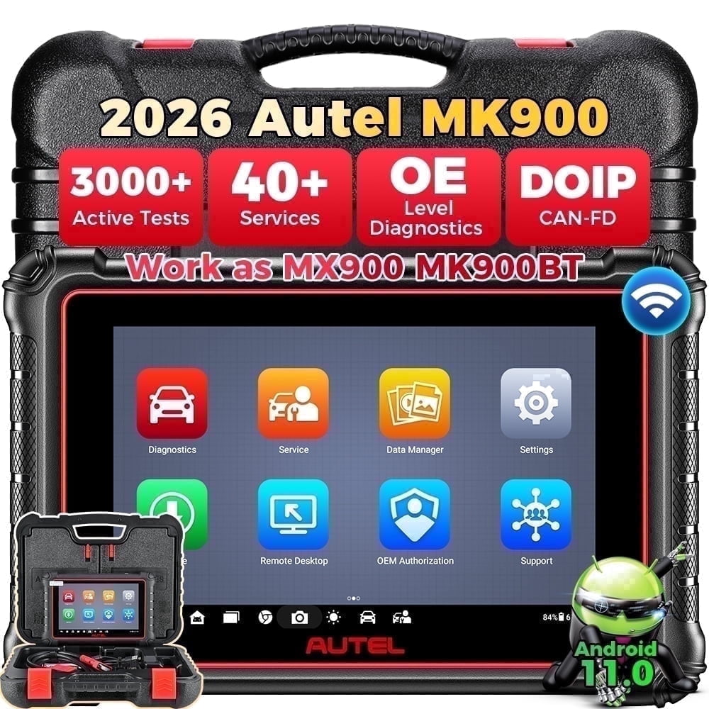 Autel OBD2 Scanner MK900, Bidirectional Diagnostic Tool, OE Full System Diagnostics, 3000+ Active Tests, 40+ Service, 150+ Brands Coverage