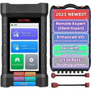 Autel MaxiFlash XLink Expert-Driven Remote Diagnostic Tool, J2534 Pass-Thru Programmer, Enhanced VCI, Supports DoIP/CAN/CAN FD/D-PDU/J2534/RP1210, Work with PC/Autel MS909 MS919 Ultra/Smart Phone
