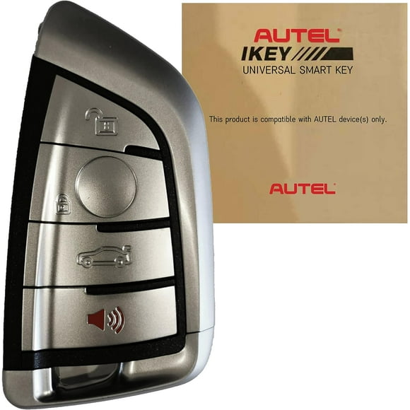Autel MaxiIM IKEYBW004AL Universal Key Fob Replacement with BMW-Type Rescue Entry Remote Control Blank Car Key 4