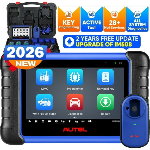 Autel MaxiIM IM508S , 2025 Key Fob Programming Tool 40+ Services, AutoAuth FCA Bidirectional Control Scan, Android 11