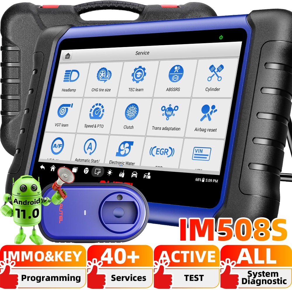 Autel MaxiIM IM508S Car Diagnostic Scanner Key FOB Programming Tool immobilizer with XP200, Bidirectional Control, 28+ Service Same IMMO as IM608 Pro II