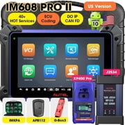Autel MaxiIM IM608 II Key Fob Car Diagnostic Scan Tool with XP400 PRO, Advanced , CANFD/DoIP, with Free MKPA-KIT, G-BOX2 & APB112