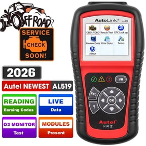 Autel AutoLink AL519 OBD2 Scanner Enhanced Mode 6 Car Diagnostic Tool Check Engine Code Reader CAN Scan Tool, Advanced Ver. of AL319