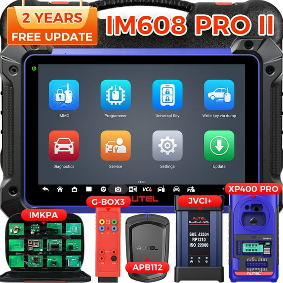 Autel MaxiIM IM608 PRO II, ECU Programming Scan Tool as Elite II Pro,40+Reset,3K+ Bidirectional Tests