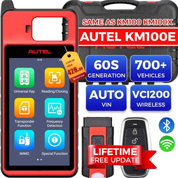 Autel MaxiIM KM100E Scanner 2025, Diagnostic Tool OBD Learning for 700+ Brands,Lifetime Free Update