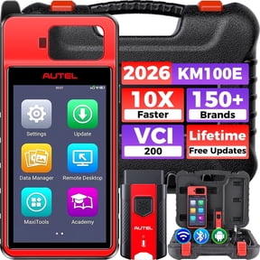 Autel KM100E Key Fob Pr0gramming Tool, Pr0grammer Immobilizer, Car Diagnostic Scan Tool, Compatible with 99% Cars, Lifetime Free Updates