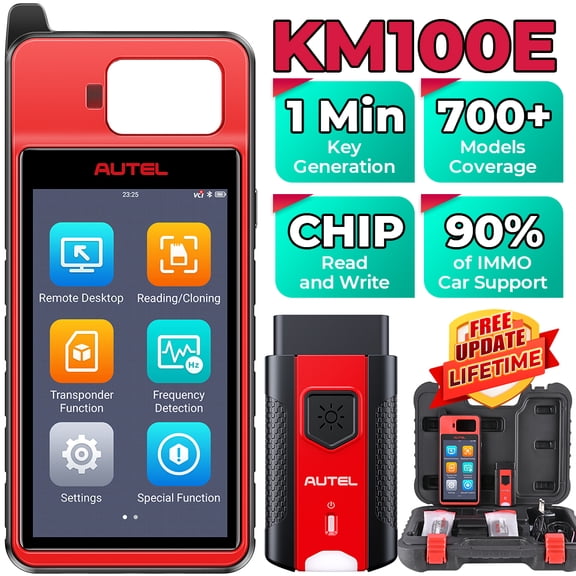 Autel Scanner MaxiIM KM100E Key Fob Pr0gramming Tool Pr0grammer Immobilizer Car Diagnostic Scan Tool Compatible with 99% Cars