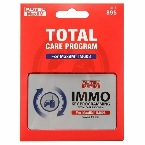 Autel MaxiIM Series Key Fob Programmer Immobilizer Tool Key Creation IMMO Learning Chip Read/Write Cloning Frequency Detection Program Autel IKEY JVCI Tool Full System (IM608 1 Year Update Card)
