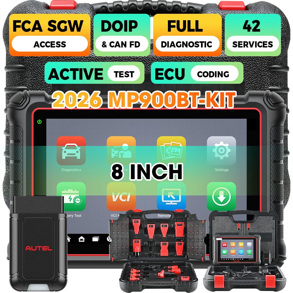 Autel MaxiPRO MP900-BT KIT Car Diagnostic Scan Tool All Systems Bidirectional Scan Tool, , 40+ Service CANFD & DOIP Same as MS906BT/MS906