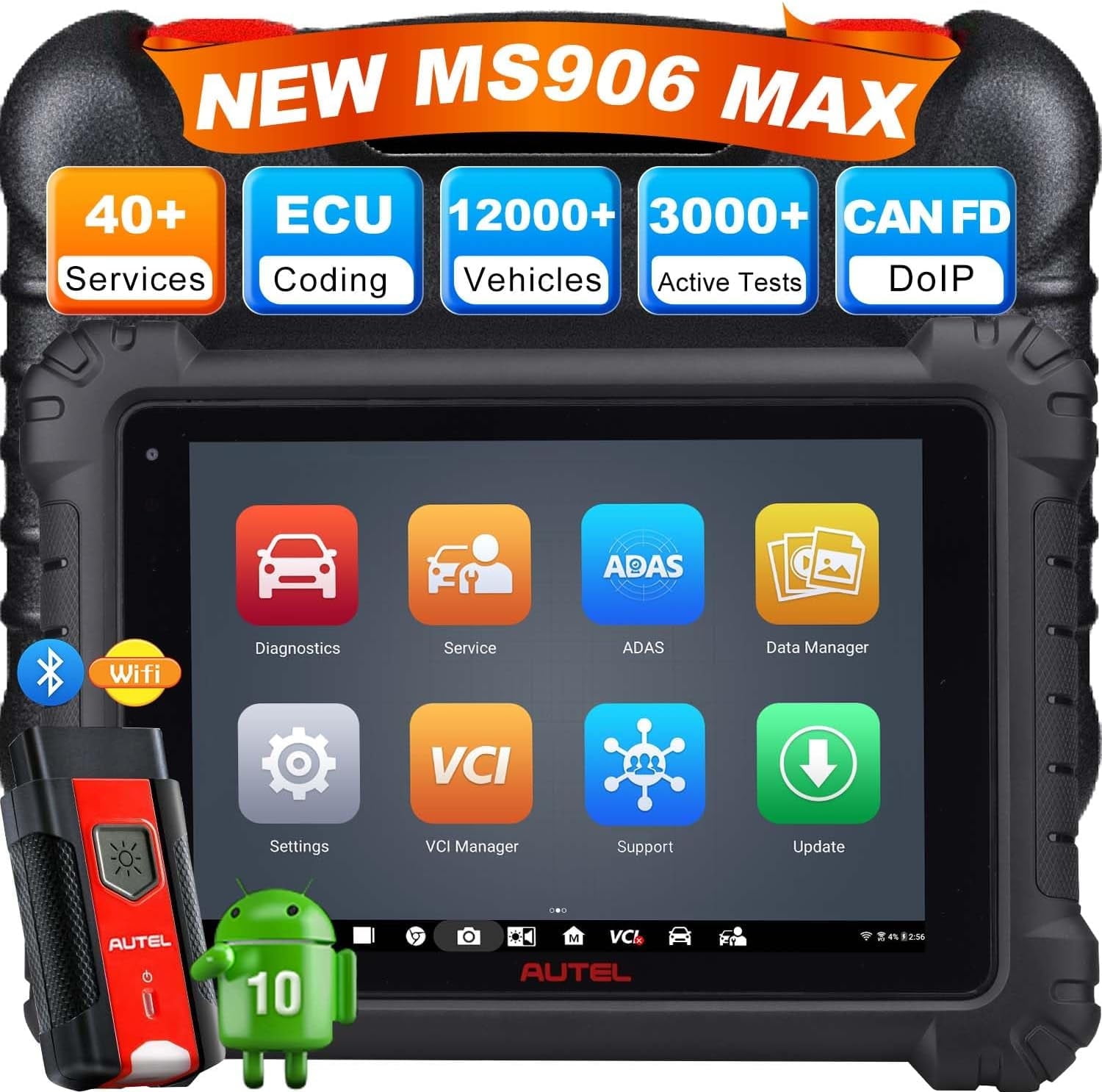 Autel MaxiPRO MP900 Scanner - 2025 Model With ECU Coding, Bidirectional, 40+ Resets, CAN FD/DOIP