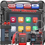 Truck Scanner Autel MaxiSys MS909CV, 3000+ Test, 64 Service, OE-Level J2534 Pr0gramming, Topology 2.0