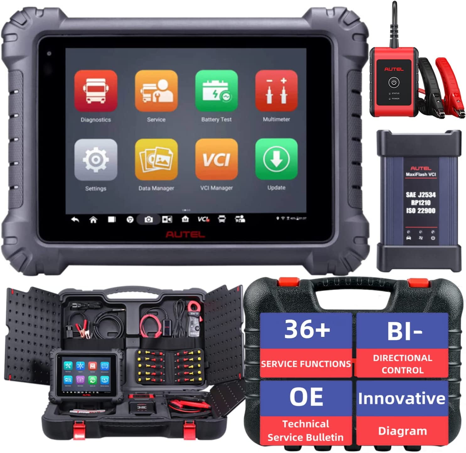 Autel MaxiSys MS909CV All System Diagnostic Tool Battery/Starting ...