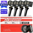 thumbnail image 1 of Autel MaxiTPMS MX Sensor 4pcs Rubber Stem TPMS Sensor 315MHz/433MHz Universal Tire Replacement Sensor, 1 of 9