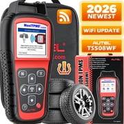 Autel MaxiTPMS TS508WF TPMS Relearn Tool Activate/Relearn/Diagnosis All Sensors315/433MHz, Read/Clear TPMS DTCs Quick & Advance Mode WiFi Ver. of TS508 TS501 TS408