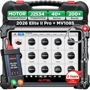 Autel Maxisys Elite II Pro Car Diagnostic Scan Tool, Intelligent Diagnostic 2.0, 38+ Resets, 3000+ Active Test, 2-Year Free Updates