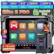 Autel OBD2 Scanner MaxiSys Elite II Pro with Free MV108S, J2534 Tool , Motor TruSpeed Repair, 40+ Resets, 3K+ Active Test, Support DOIP CANFD