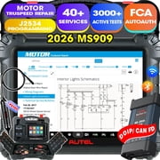 Autel Scanner MaxiSys MS909 Top Intelligent Diagnostic Scan Tool Topology 2.0, 40+ Service, Active Tests, 2 Year Free Update, Same as MS Ultra MS919
