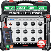 Autel Maxisys Elite II Pro Car Diagnostic Scan Tool, Intelligent Diagnostic 2.0, 38+ Resets, 3000+ Active Test, 2-Year Free Updates
