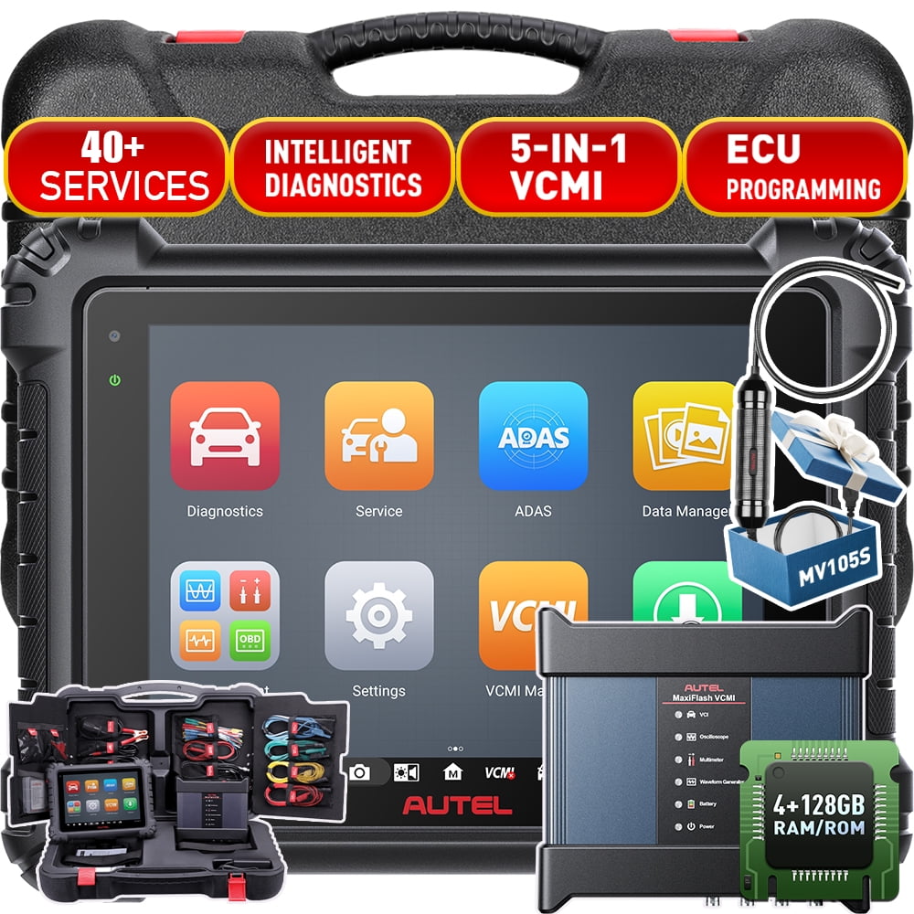 Autel MaxiSys Ultra Autel Scanner: 2023 Top Automotive Intelligent  Diagnostic Scan Tool with 5-in-1 VCMI, J2534 ECU Programming, 40+ Services