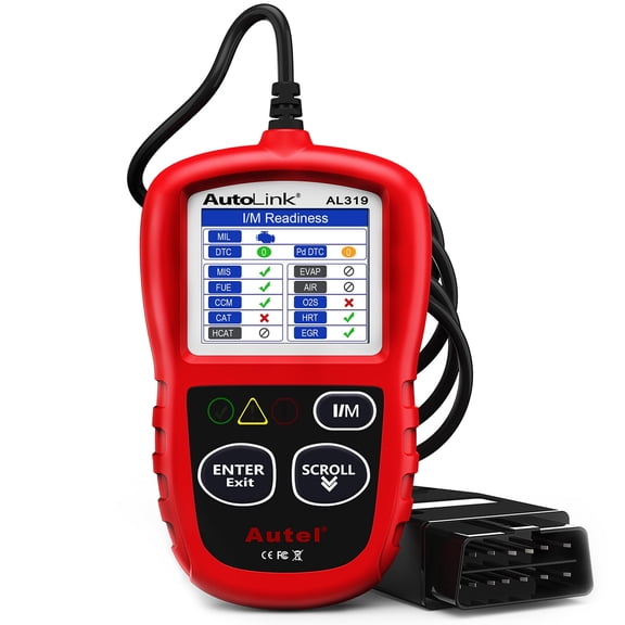 OBD2 Scanner Autel AL319 Code Reader and Eraser, Enhanced Check Reset Engine Fault Code, Live Data, Freeze Frame