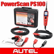 Autel PowerScan PS100 Automotive Circuit Tester, Power Circuit Probe Scan Tool, 12-24V Electrical Short Open Breaker Circuit Finder, AC/DC Current Resistance, 20ft Extension Cord