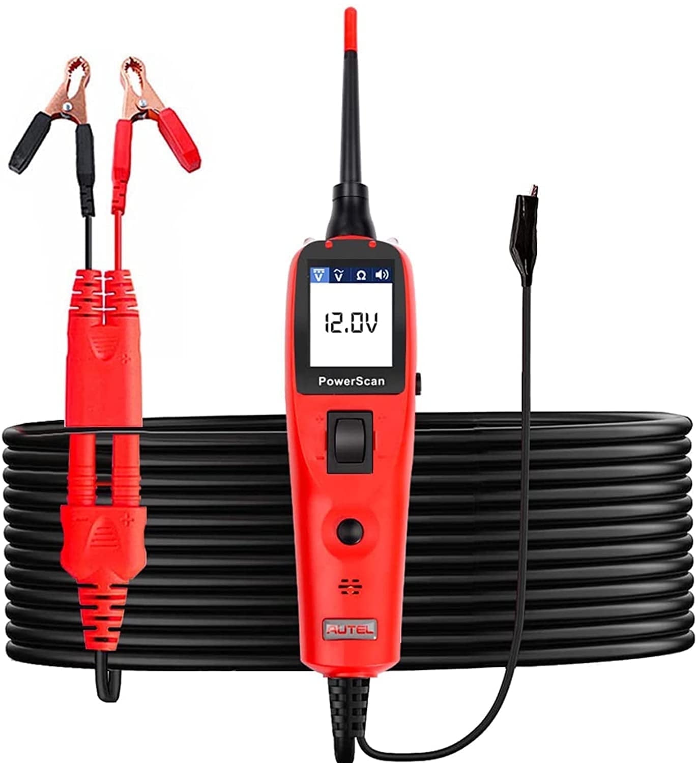 Autel Circuit Tester With 20FT Long Cord, Power Circuit Probe Scan Tool, 12-24V Electrical Short Open Breaker Circuit Finder, Auto Circuit Tester