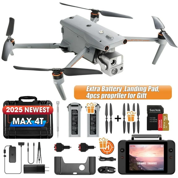 Autel Robotics EVO Max 4T 8K Drone,Smart Controller V3 42min FCC 20KM