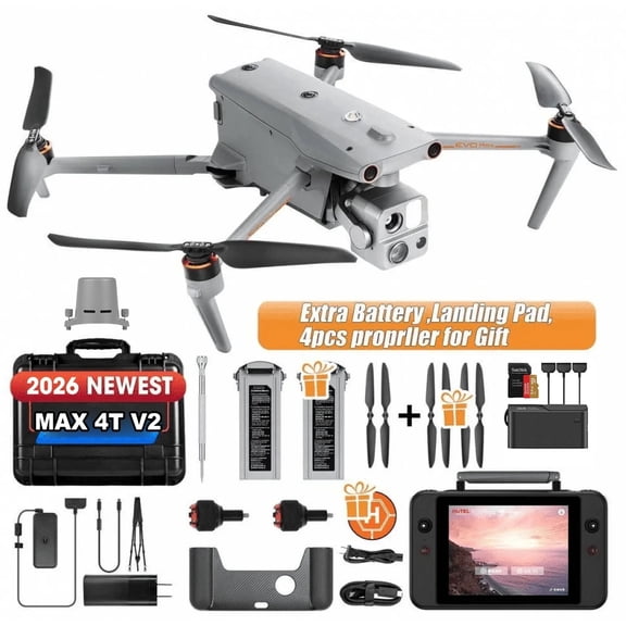 Autel Robotics EVO Max 4T V2 8K Thermal Drone & Smart Controller V3