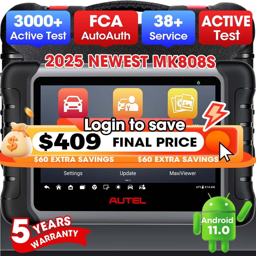Autel Model Scanner S Autel MaxiCOM MK808S Professional Car Diagnostic Scanner – 2025 Model ...