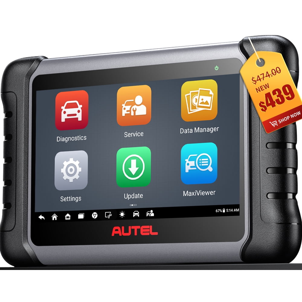 Autel Scanner MaxiCOM MK808S Car Diagnostic Scan Tool Bi-directional All  Systems Diagnosis 28+ Services Active Test