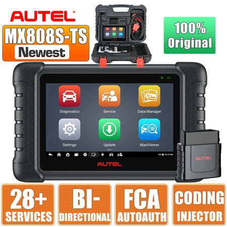 Autel Scanner MaxiCheck MX808S-TS Bi-directional Tool,Car Scanner with 30+ Service, Autoauth Access,Updated of MX808TS/MX808S