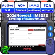Autel Scanner MaxiIM IM508 Key FOB Programming Tool with XP200 Key Programmer,Bi-Directional Control All System Diagnostic Scan,20+ Service,with 2 Year Free Update