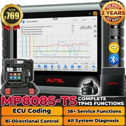 Autel Scanner MaxiPRO MP808S-TS TPMS Relearn Rest Programming Car Diagnostic Scan Tool with ECU Coding, 31+ Service 2 Year Free Update