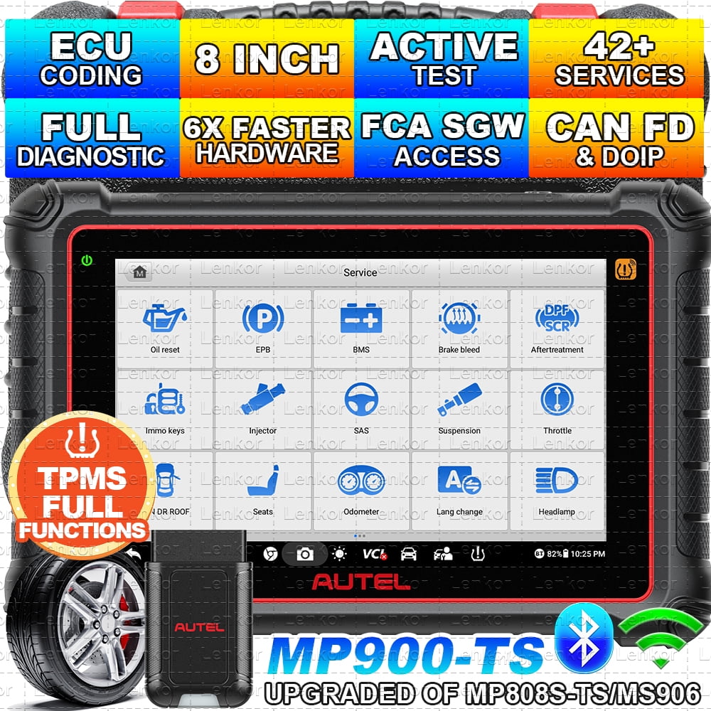 Autel Scanner MaxiPro MP900-TS, New Android 11 Scan Tool, TPMS Scan ...