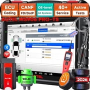 Autel Scanner MaxiSYS MS906 PRO-TS, 2026 MS906 Pro TS Up of MS906MAX MS906PRO MP900TS MP900BT, Top TPMS Function, CAN FD&DoIP, Bidirectional Scan Tool, 3000+ Active Test, 36+ Service, FCA, OS 10