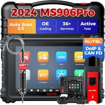 Autel Scanner MaxiSYS MS906 Pro Car Diagnostic Scan Tool Bi-Directional, All-System Diagnosis ECU Coding, 36+ Service, Upgrade of MS906BT/MK906BT/MS906TS/MS908