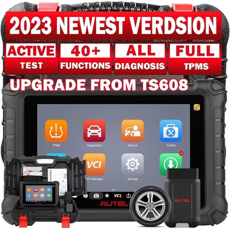 Autel Scanner MaxiTPMS TS900 Autel TPMS Tool 2023 Version Program MX Sensor Activate Read Clone Copy Tire Sensor Check Key FOB Wireless Full System Diagnostic Active Test Upgrade TS608