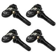 Autel TPMS Sensor 2 in 1(315MHz + 433MHz) Clamp-in 100% Cloneable Rubber Valves Programmable Sensors Tire Pressure Monitoring System (4 Pieces)