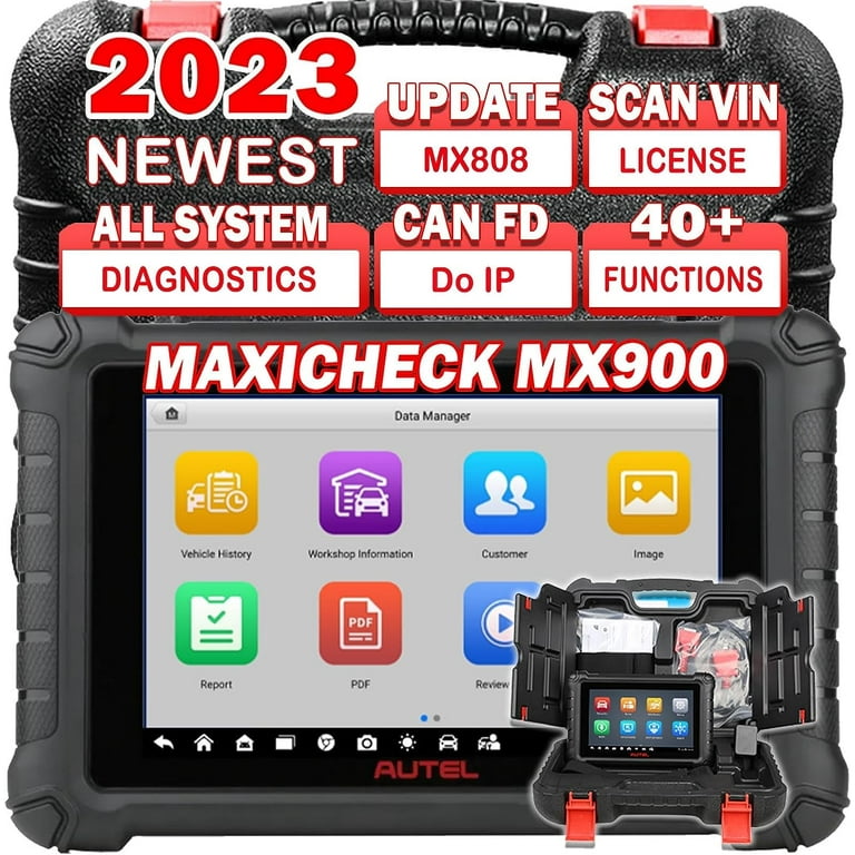 AutelScanner MaxiCheck MX900 OBD2, 40+ Function, 10000+ Vehicles 