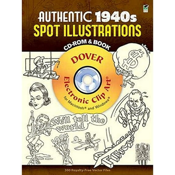 Pre-Owned Authentic 1940s Spot Illustrations (Paperback) by Scott Russo