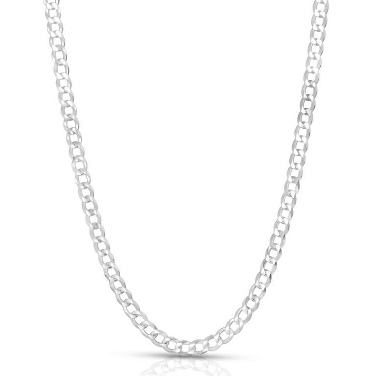 5 Silver Chain Link Necklaces 16 Inches 925 Sterling Silver Bulk Finished  Cable Necklaces Wholesale Chains 