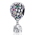 thumbnail image 1 of ROSIANNA 925 Sterling Silver Air Balloon Up House Charm For Bracelet & Necklace, 1 of 4