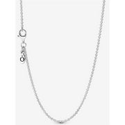 Authentic 925 Sterling Silver Chain Necklace Adjustable - 590412-45