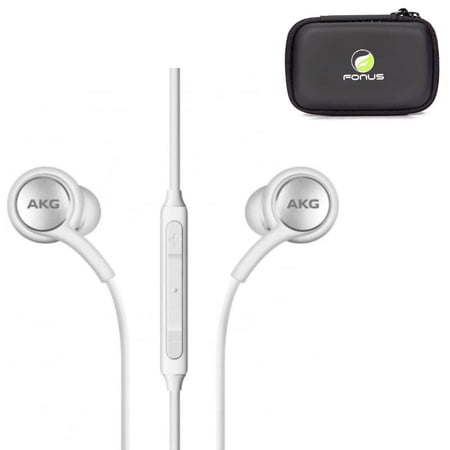 Authentic AKG Earphones Hands-free Headphones Earbuds with Case for Samsung Galaxy S6 Edge, S8 active, S7 Active, Note Edge Tab 4 NOOK 7.0 (SM-T230) A 10.1 (2016) Core Prime 8.9 TabPRO 12.2