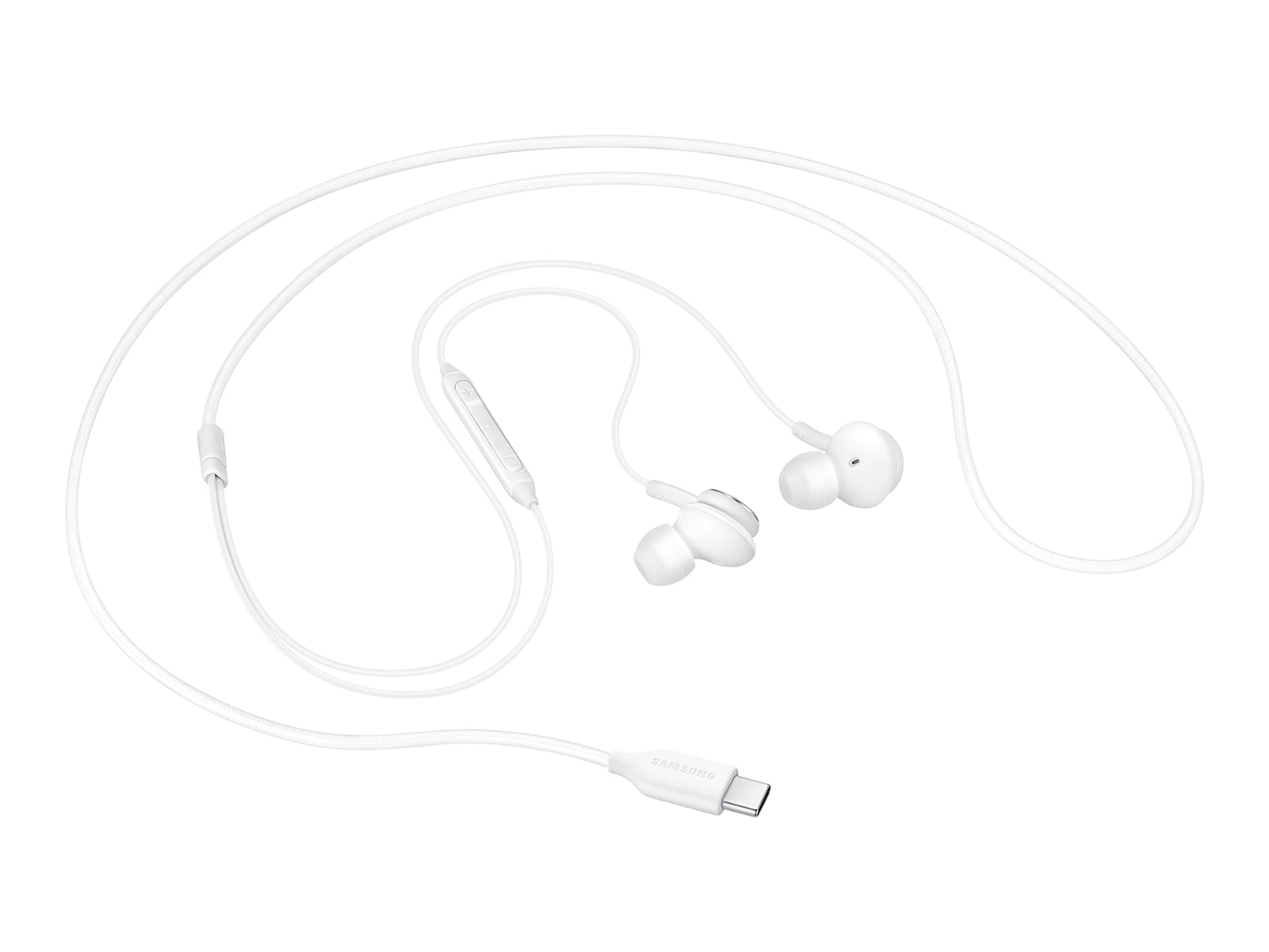 Authentic AKG TYPE C Earphones for LG Wing Phone Headphones USB C Earbuds w Mic Headset White Handsfree W9N Compatible With LG Wing